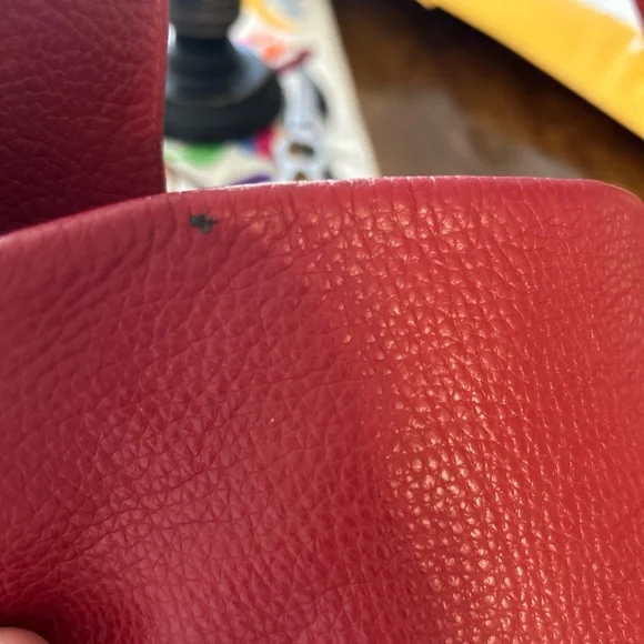 Red Leather Women's Bag - Picture 12 of 15